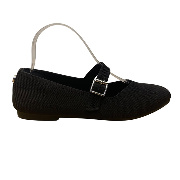 Steve Madden Women’s Black Adjustable Strap Richmond Mary Jane Flats Size 7.5