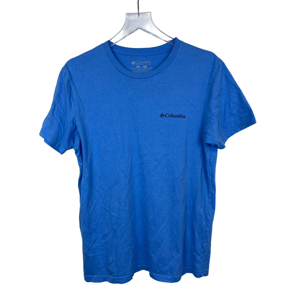 Columbia Mens Blue Graphic T-Shirt Comfortable Casual Outdoor Design Size M