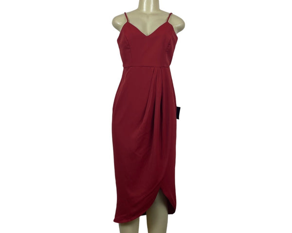Lulus Women's Terrcota Sheath Dress M - NWT