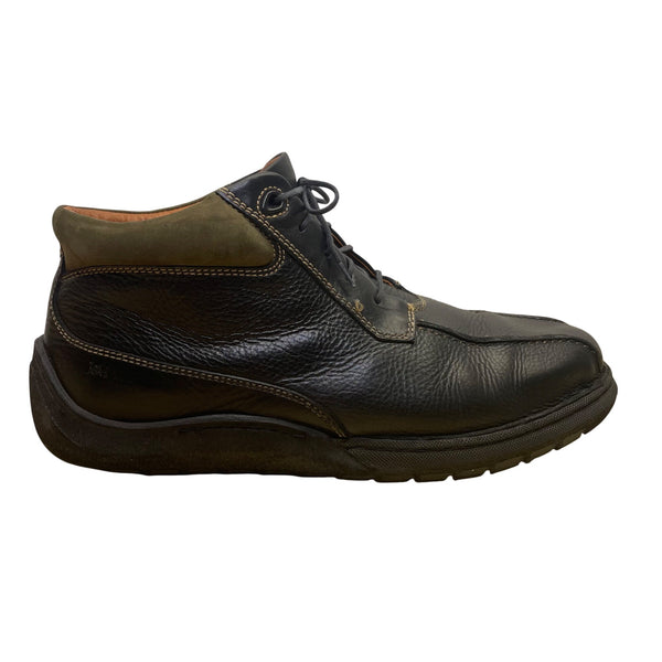 Johnston & Murphy Men’s Black Leather Ellington Ankle Chukka Boots Size 12M