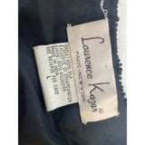 Vintage Lawrence Kayan Women's Black Silk Beaded Blazer Sweater Sz- L