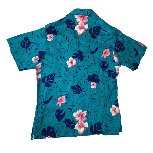 Ocean Pacific Men's Blue Hawaiian Shirt Sz M - NWT