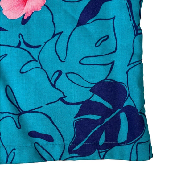 Ocean Pacific Men's Blue Hawaiian Shirt Sz M - NWT