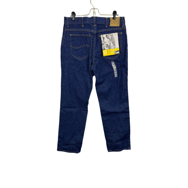 Vintage 90s Y2K Lee 34x30 Mens Regular Fit Jeans Blue Denim Made in USA New