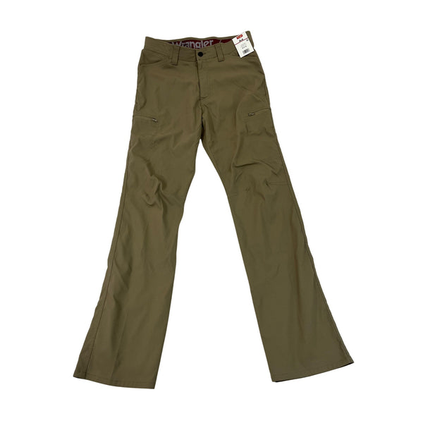 Wrangler Mens Cargo Pants Straight Fit Tan Relaxed Fit Outdoor Hiking Size 30X32