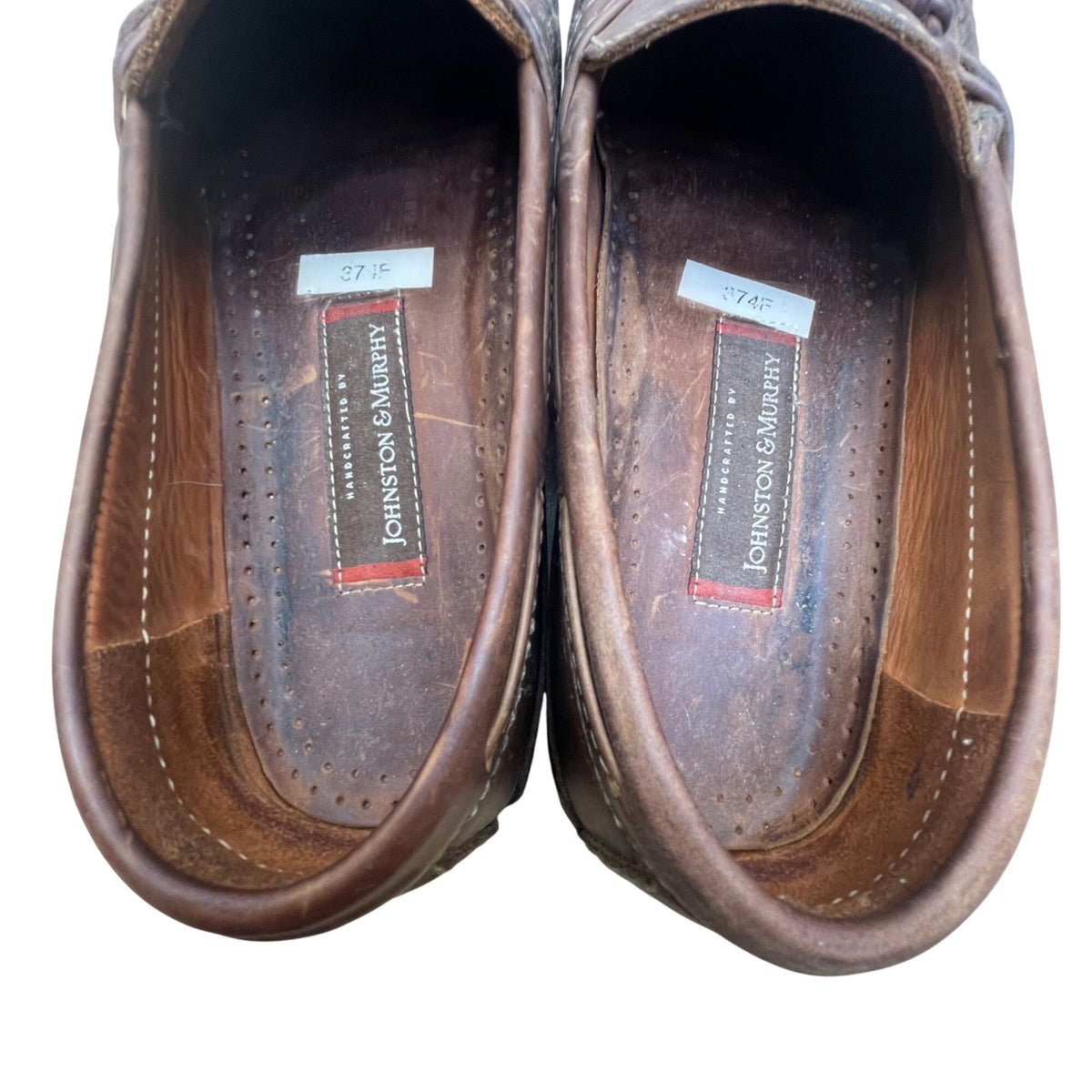 Vtg Johnston & Murphy Men’s Brown Leather Tassel Loafers Slip On Moccasins 11M