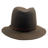 Bailey Wide Brim Wool Fedora Hat With Leather Band Classic Style Size M