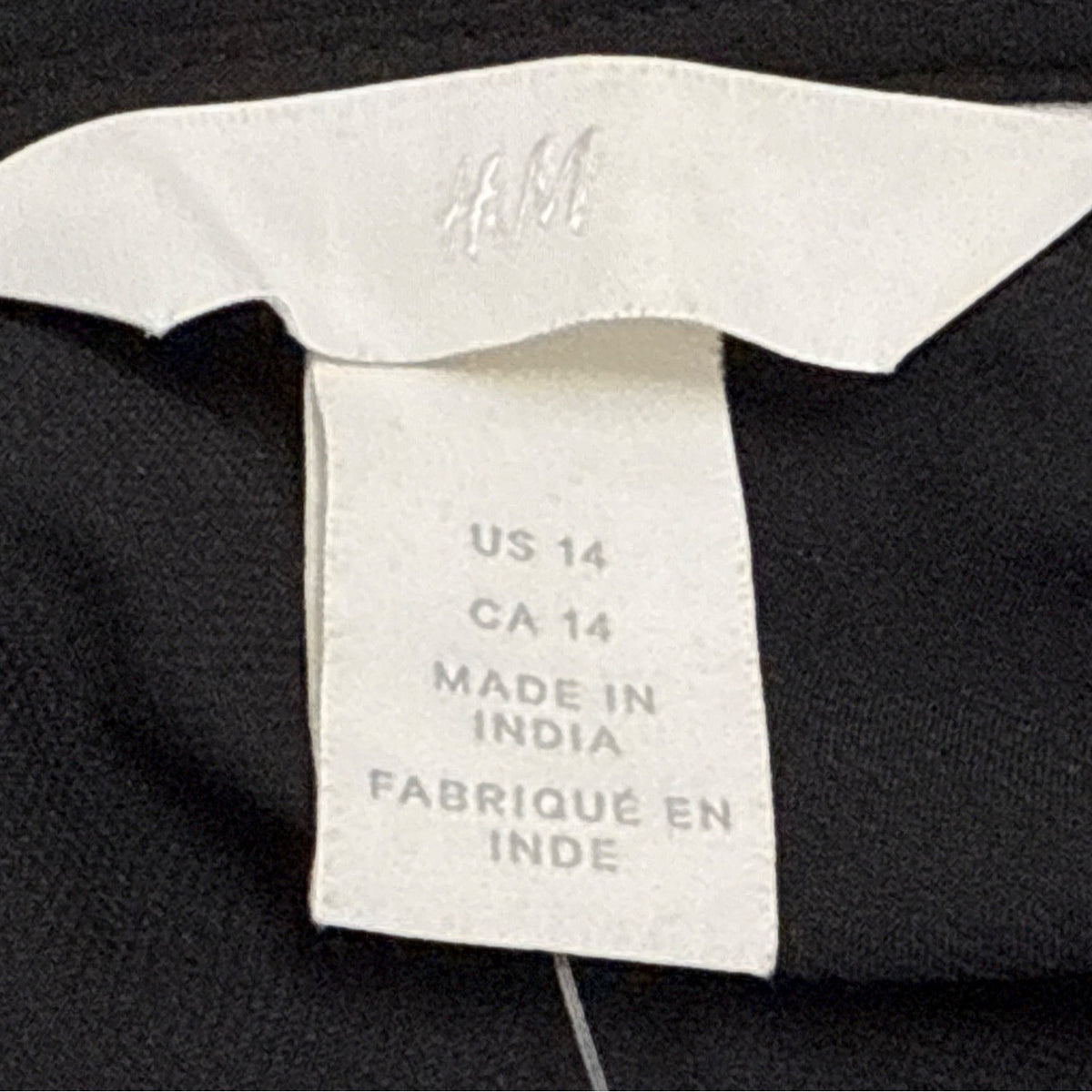 H&M Women's Black Sequin Mini Dress V Neck Sparkle Shine Size 14