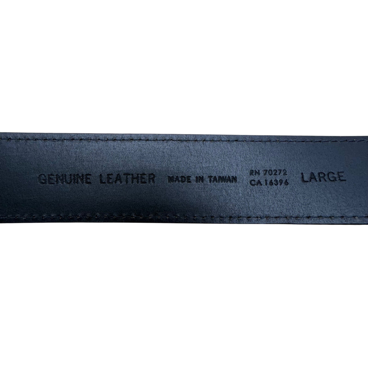 Vintage Large Black Leather Belt With Ornate Metal Buckle 40 Inches Adjustable