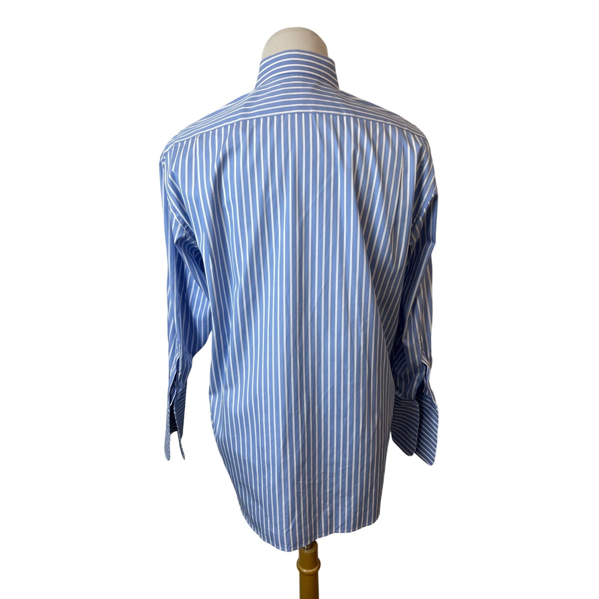 Alâra Men's Blue Striped Buttondown Shirt Sz 32-33