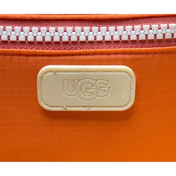 Ugg Women’s Orange Nylon Signature Logo Adjustable Strap Crossbody Bag Size S