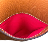 Dooney & Bourke Tan Brown Pebbled Leather Gold Accents Double Strap Shoulder Bag