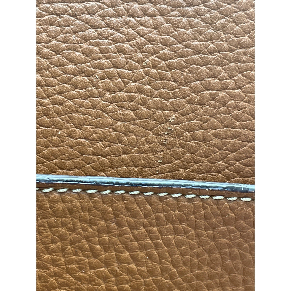 Dooney & Bourke Tan Brown Pebbled Leather Gold Accents Double Strap Shoulder Bag