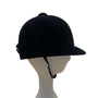 Vintage Westbury Hunt Cap Equestrian Riding Helmet Black Velvet Size 7 3/8 - 60