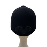Vintage Westbury Hunt Cap Equestrian Riding Helmet Black Velvet Size 7 3/8 - 60