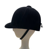 Vintage Westbury Hunt Cap Equestrian Riding Helmet Black Velvet Size 7 3/8 - 60