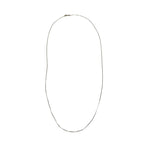 Sterling Silver Womens Snake Chain Necklace Minimalist Style Lightweight Design 24 Inches