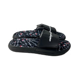 Champion Black Vital Script Slide Women's Slipper Sandals Sz 6W