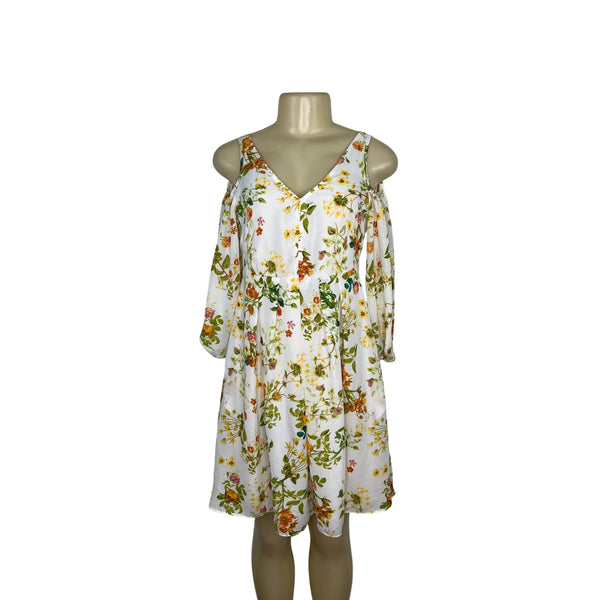 Disney Alice In Wonderland Floral Off-Shoulder Dress Size XS