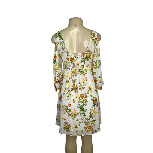 Disney Alice In Wonderland Floral Off-Shoulder Dress Size XS