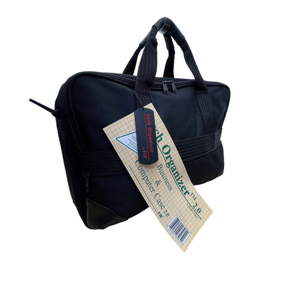 Hit Men’s Black Nylon Tech Organizer 2.0 Shoulder Strap Business & Computer Bag