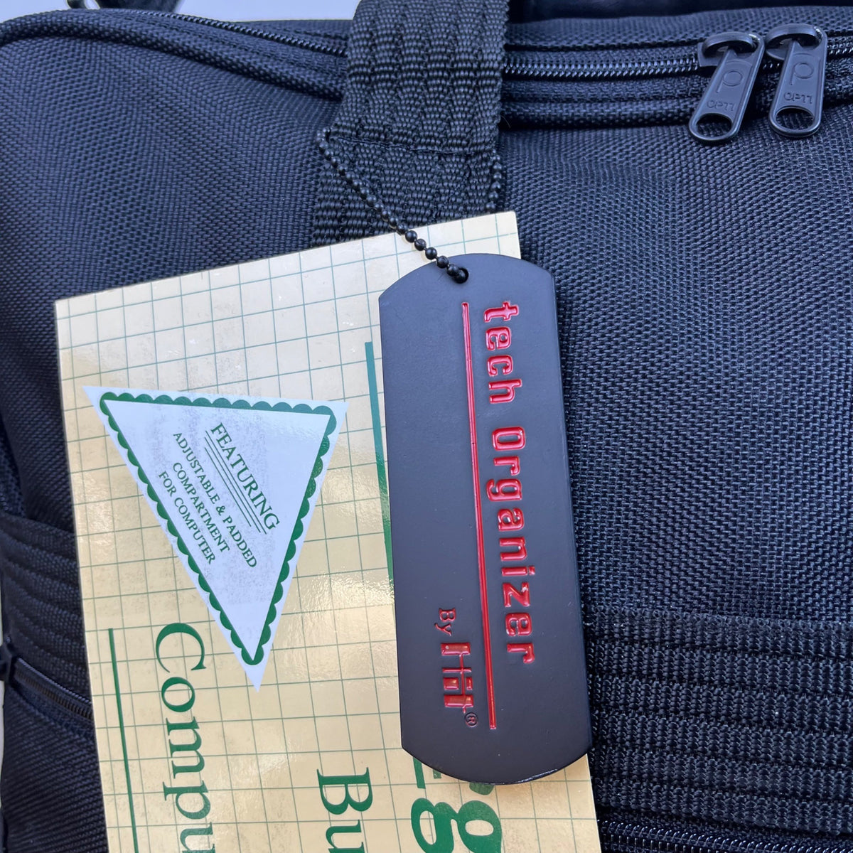 Hit Men’s Black Nylon Tech Organizer 2.0 Shoulder Strap Business & Computer Bag