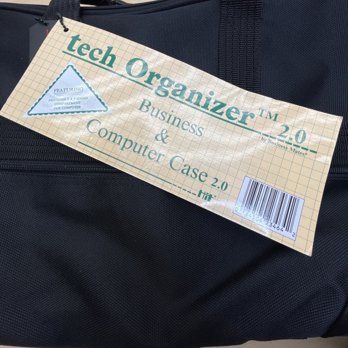 Hit Men’s Black Nylon Tech Organizer 2.0 Shoulder Strap Business & Computer Bag