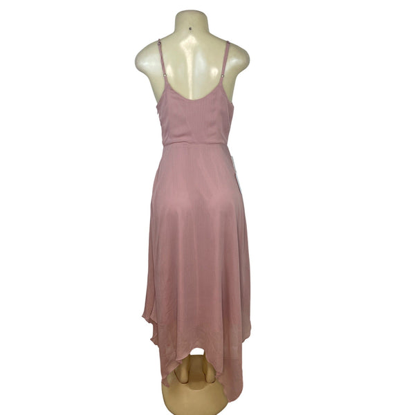 Mia Joy Women’s Dusty Pink Sleeveless Spaghetti Strap Midi Dress Sz S - New