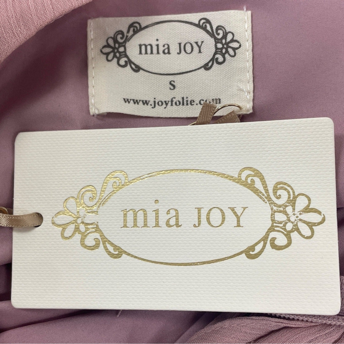 Mia Joy Women’s Dusty Pink Sleeveless Spaghetti Strap Midi Dress Sz S - New