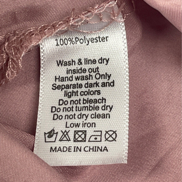 Mia Joy Women’s Dusty Pink Sleeveless Spaghetti Strap Midi Dress Sz S - New