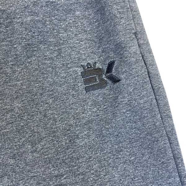 BK Mens Charcoal Gray Athletic Sweatpants Drawstring Waist  Knit Size XXL - New