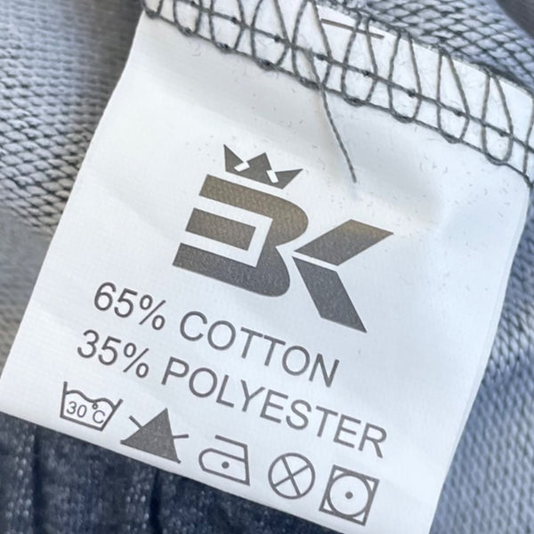 BK Mens Charcoal Gray Athletic Sweatpants Drawstring Waist  Knit Size XXL - New