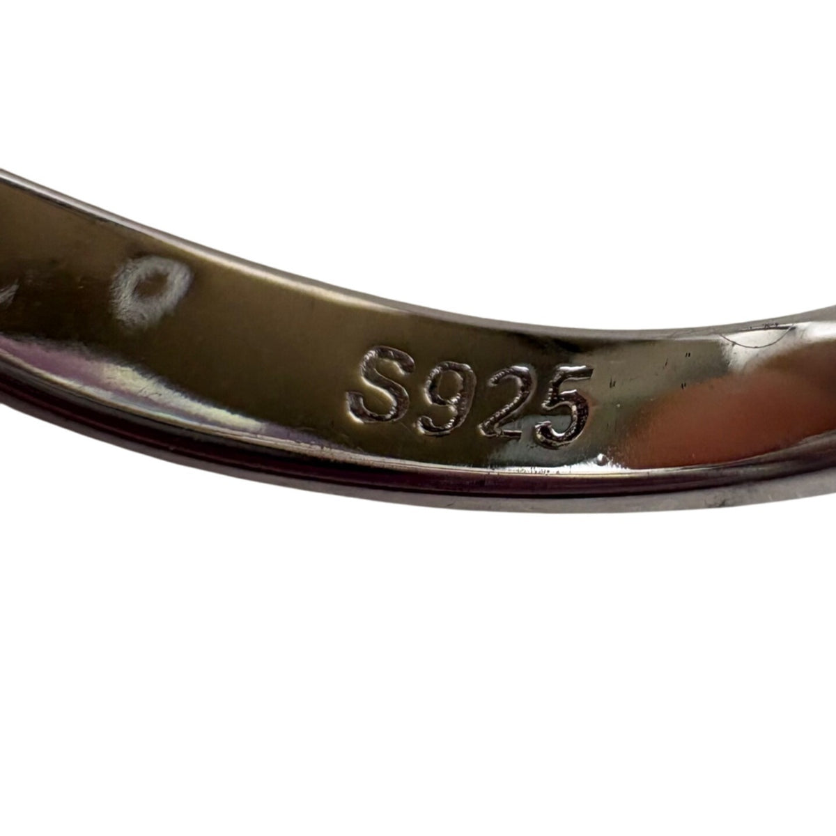 6 Moissanite Solitaire Engagement Ring Silver Tone Pave Band Includes Certificate