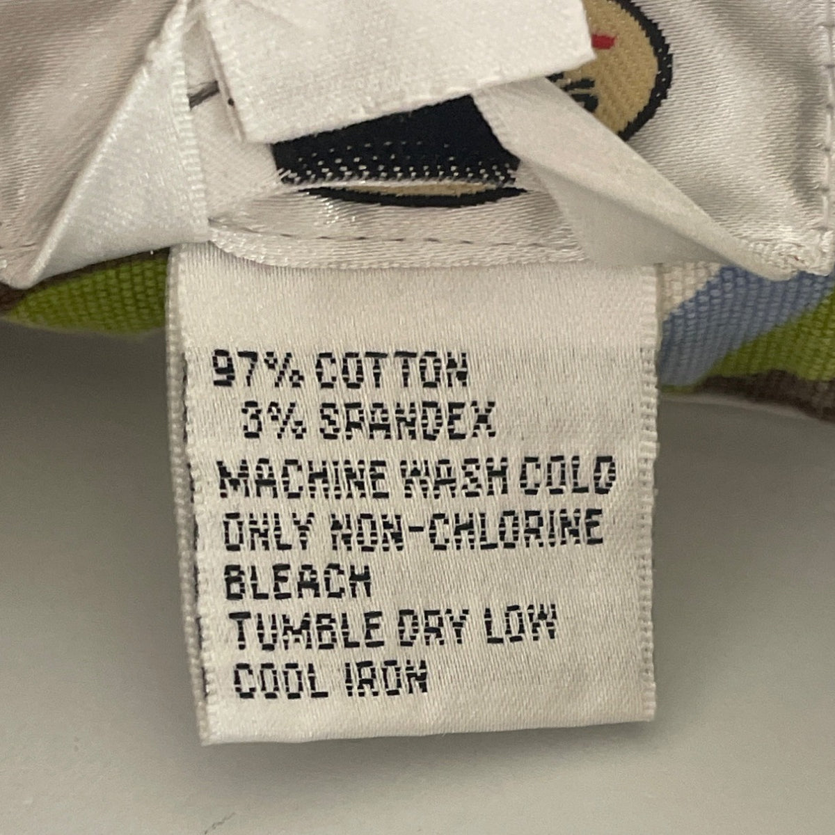 Talbots Womens Multi-Color Cotton Blend Stretch Dress Pants Swirl Pattern Sz 18