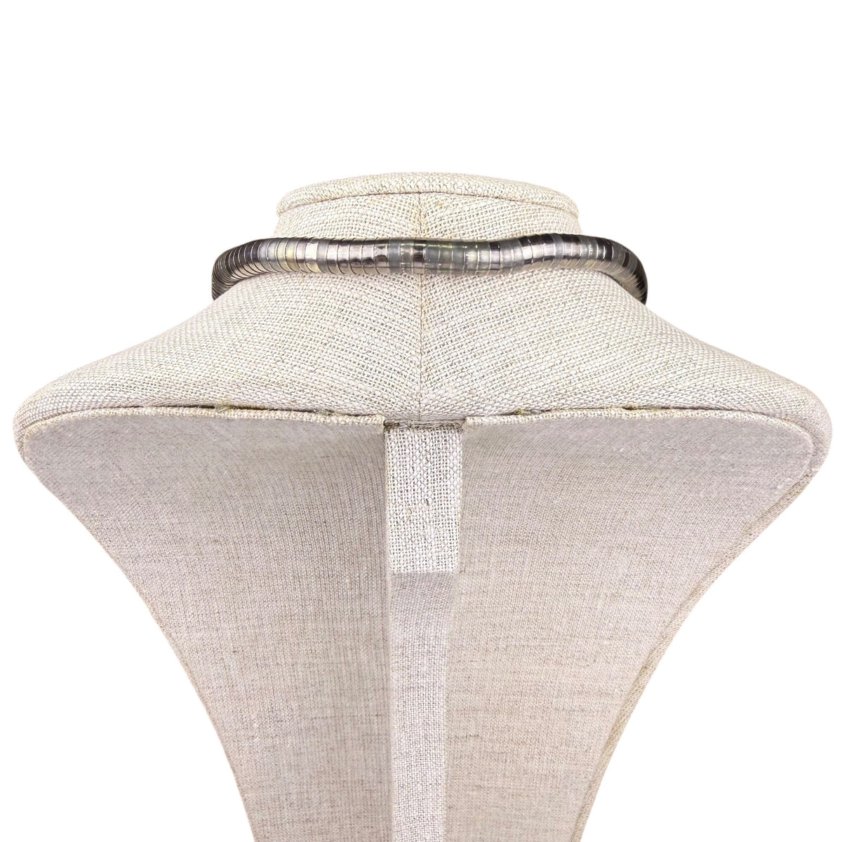 Vintage Unknown Metal Snake Bendable Abstract Necklace Retro Style