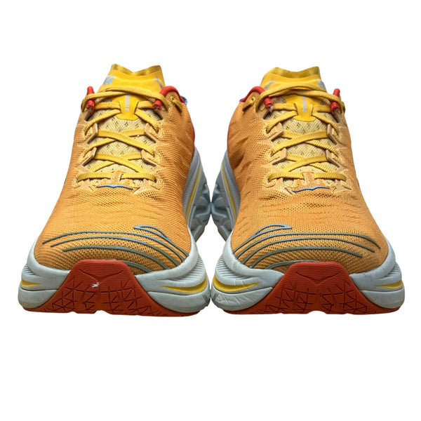 Hoka One One Men’s Orange/Red Mesh Bondi X +Carbon Fiber Running Shoes Size 12D