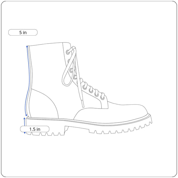 Unionbay Women’s Black Faux Fur-Lined Lace-Up Hayden Combat Boots Size 7M