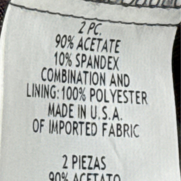 Marina Women's Silver Metallic Blazer Elegant & Stylish Formal Jacket Size S