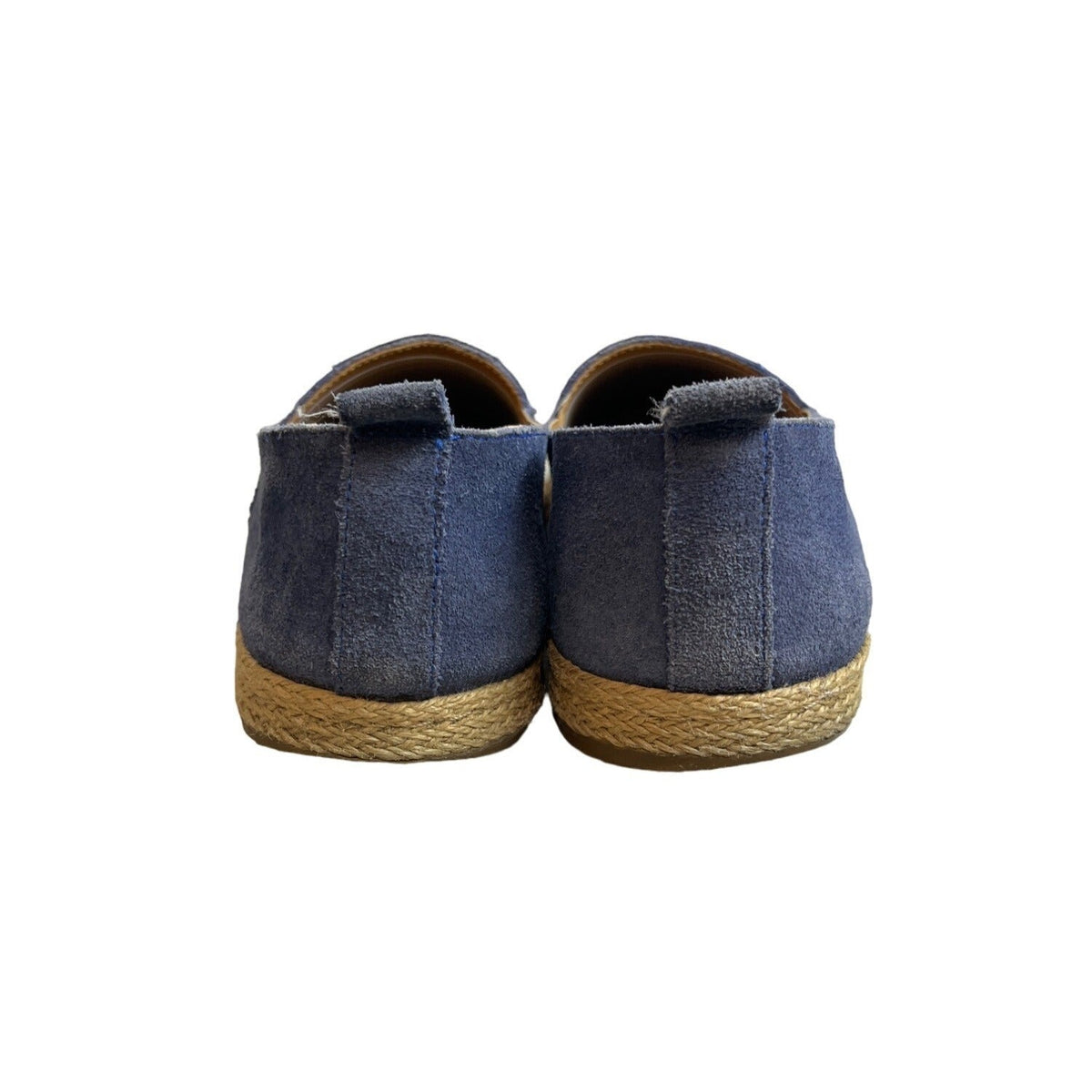 Aquatalia Men's Blue Suede Flat Shoes Sz 9M