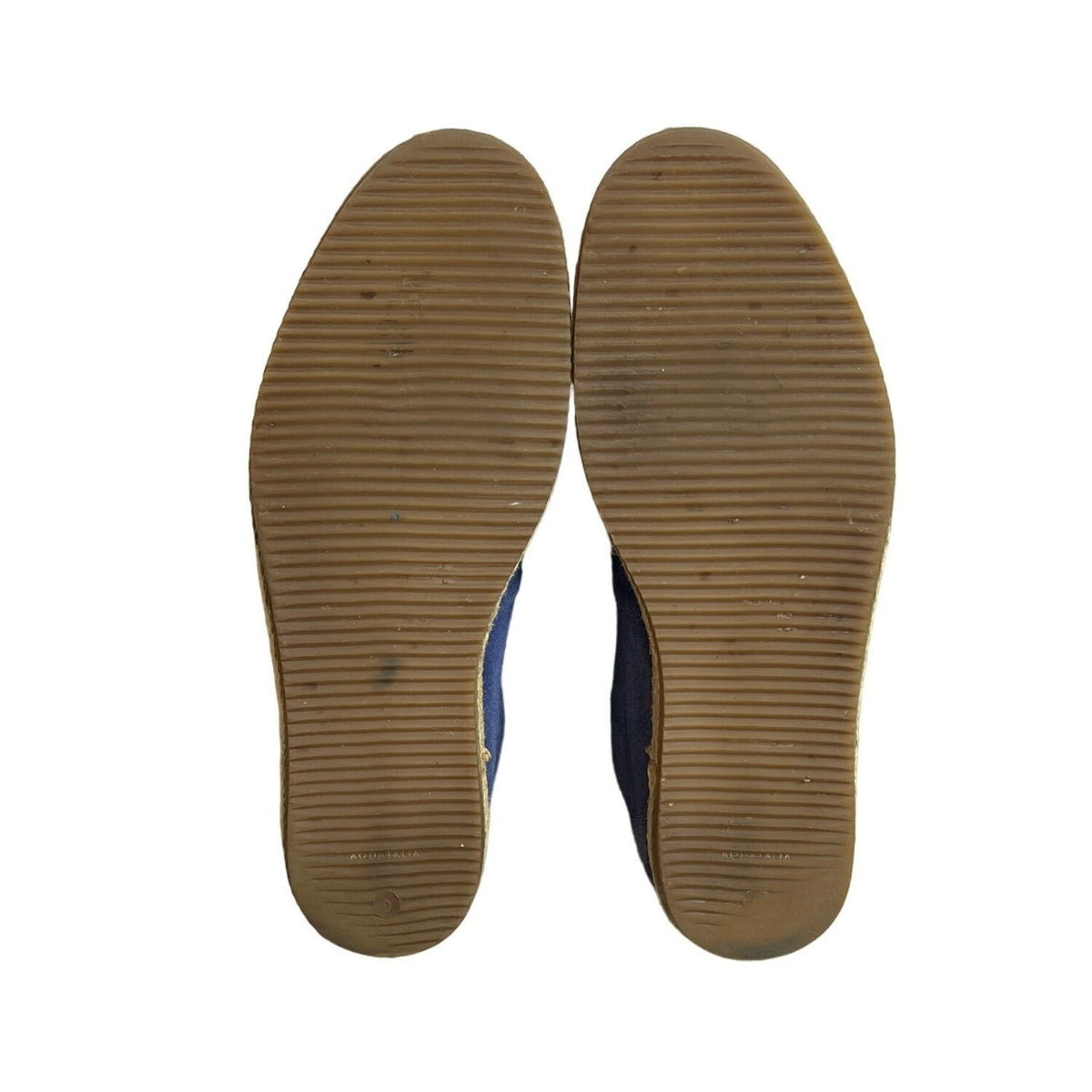 Aquatalia Men's Blue Suede Flat Shoes Sz 9M