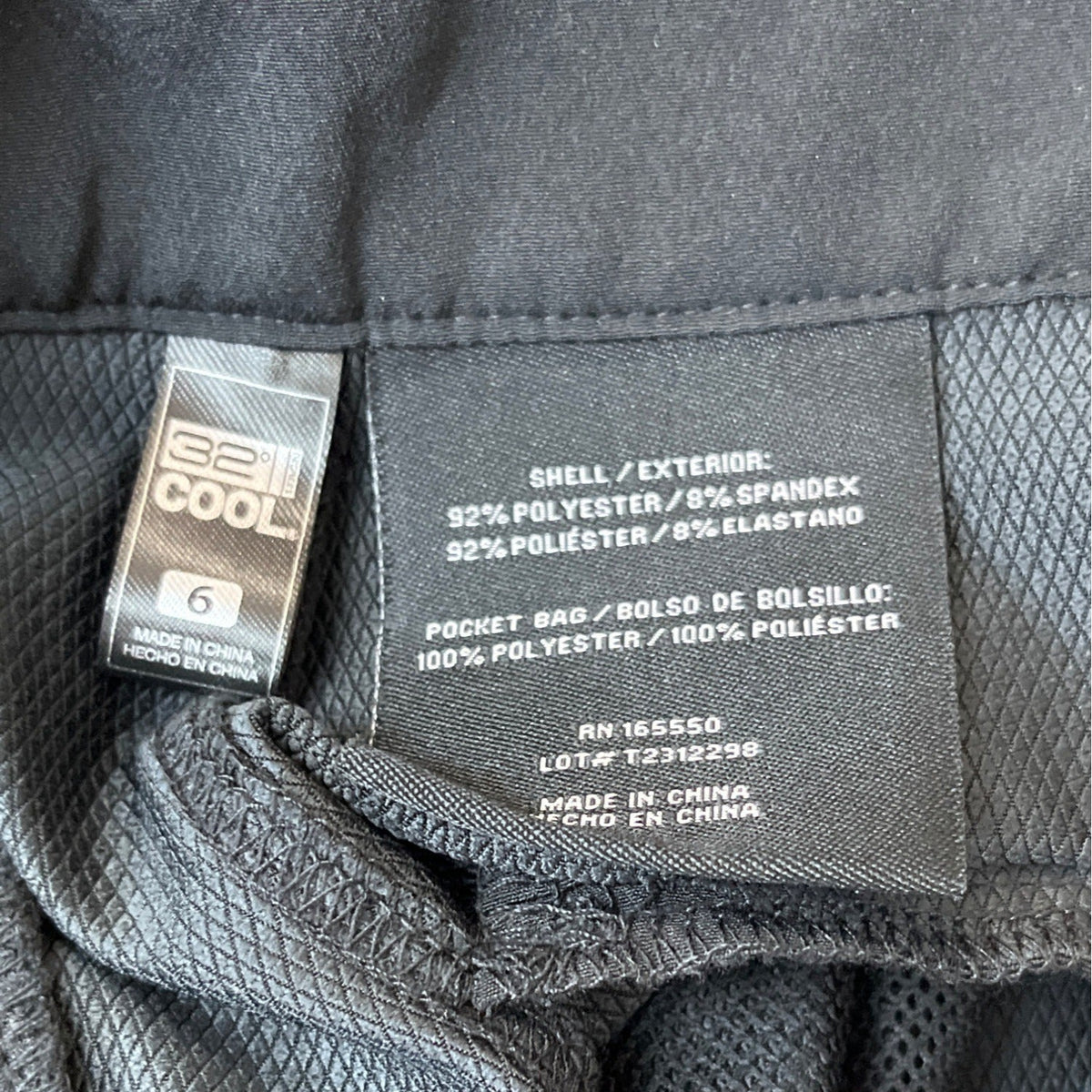 32 Cool Womens Black Stretch Ankle Pants Comfortable Fit 6- New