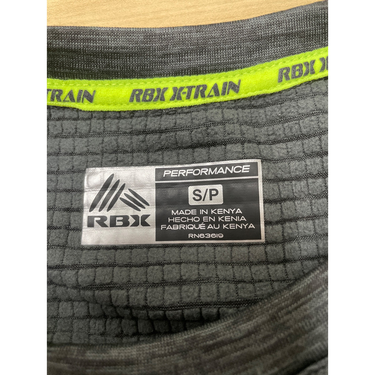 RBX Mens Gray Polyester Long-Sleeve Performance Shirt Size Small NWT