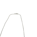 Handmade Womens Silver Enamel Artistic Pendant Necklace With House & Tree Design