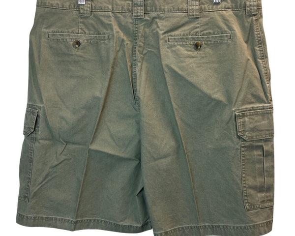 L.L.Bean Mens Dusty Olive Natural Fit Tropicweight Cargo Shorts Size 42 - New