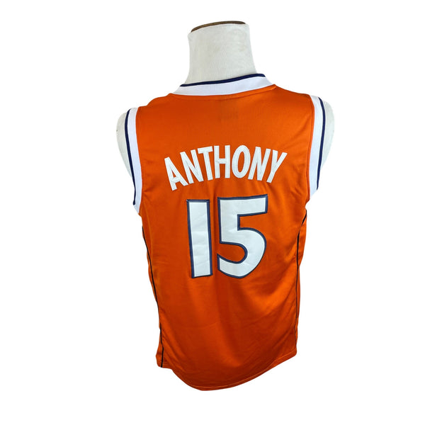 Nike Mens Orange Sleeveless Polyester Syracuse Basketball Jersey Size L