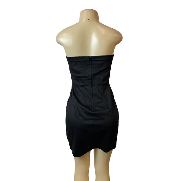 I.N. San Francisco Black Strapless Studded Mini Dress Size 5 - New