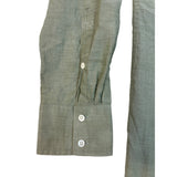 J.Crew Womens Olive Green Button-Down Shirt With Pocket Long Sleeves Size L