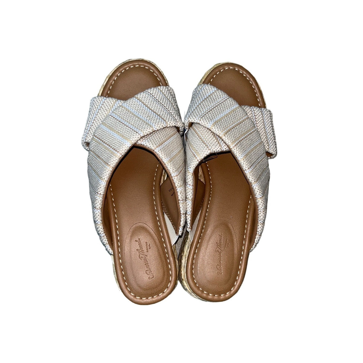 Universal Thread Women's Beige Platform Sandals Sz 7.5 - NWT