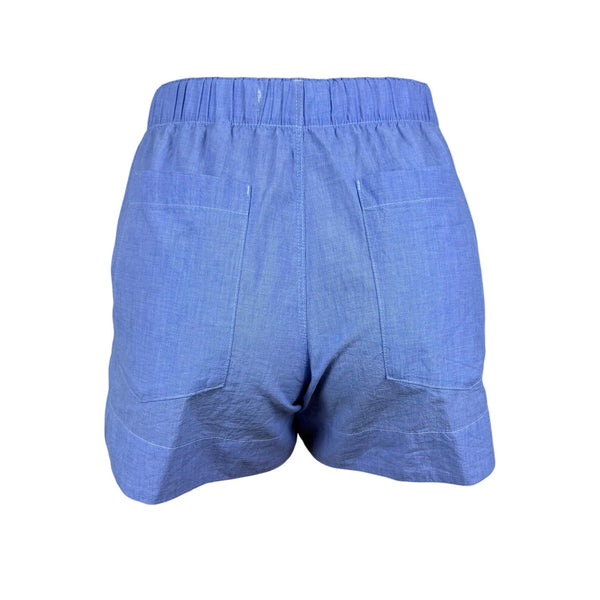 Buck Mason Womens Light Blue Cotton Boxer Shorts Elastic Waist  Size XS