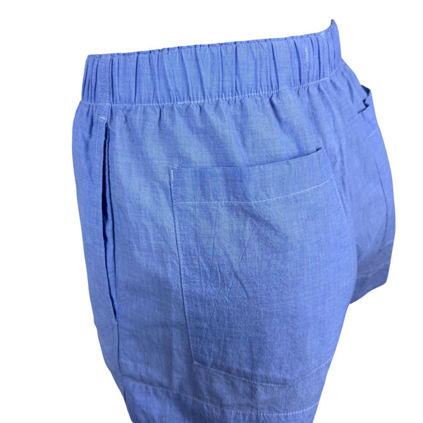 Buck Mason Womens Light Blue Cotton Boxer Shorts Elastic Waist  Size XS